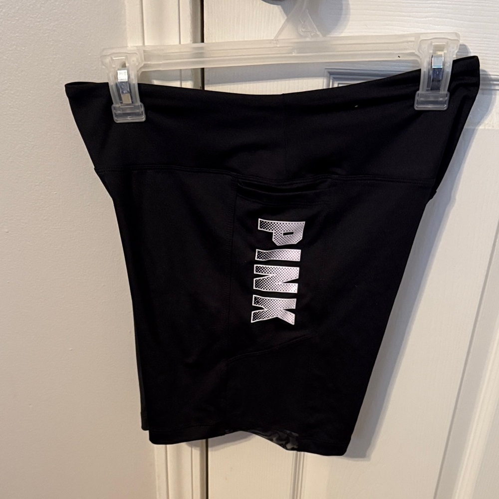 PINK Victoria's Secret Black Bike Shorts